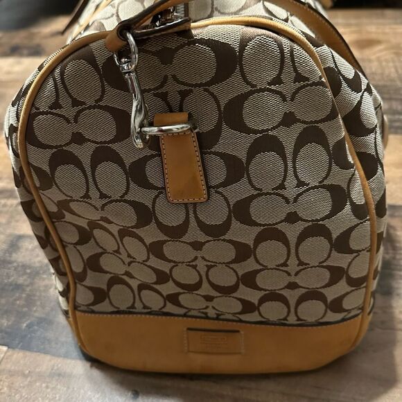 Coach Signature Duffle Travel Bag - Picture 3 of 11